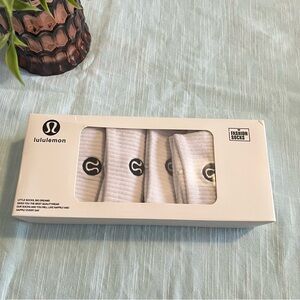 LULULEMON Unisex 3\4 White crew socks size M/L 5 Pairs